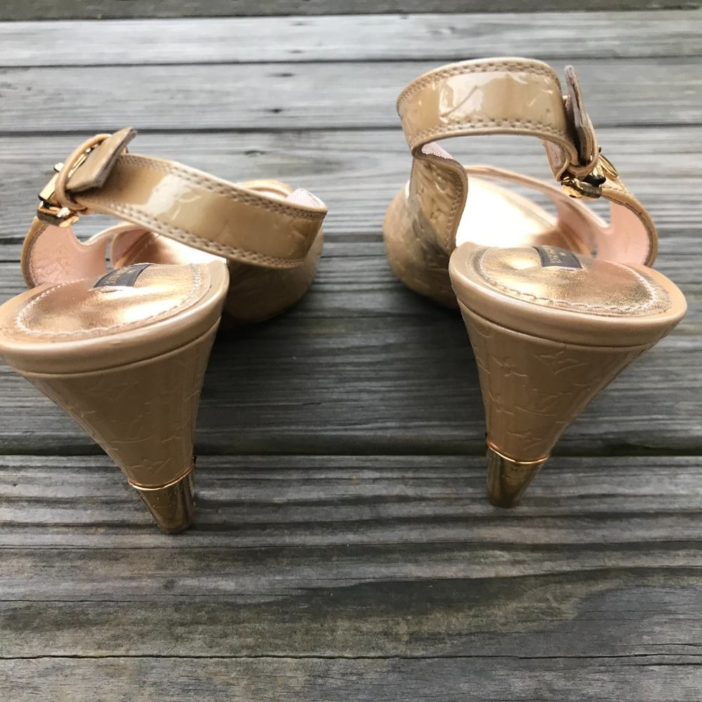 Louis Vuitton Women Heel Shoes Sandal Made in Ital - Picture 8 of 14